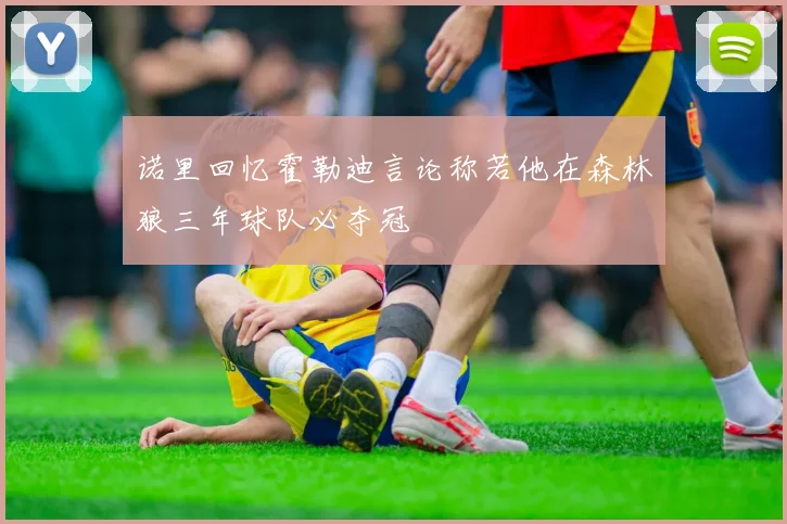 诺里回忆霍勒迪言论称若他在森林狼三年球队必夺冠